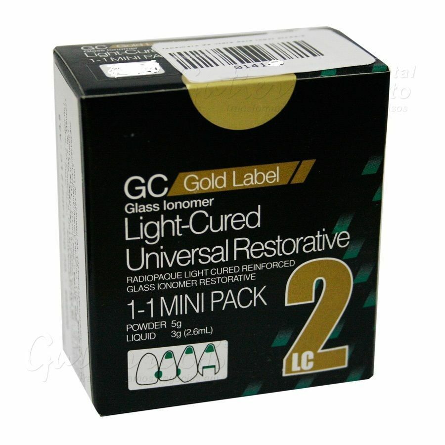 Fuji 2 LC Cemento fijador de ionómero de vidrio con resina Mini